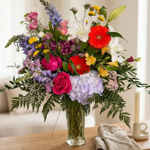 Rainbow Colour Arrangement - alternate view